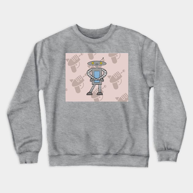 May Crossed Robot Crewneck Sweatshirt by Soundtrack Alley